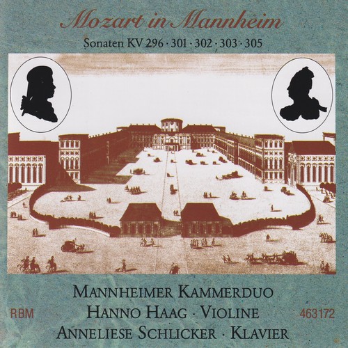 Imagen de apoyo de  MOZART, W.A.: Violin Sonatas Nos. 17, 18, 19, 20, 22 (Mannheimer Kammerduo) (Mozart in Mannheim)