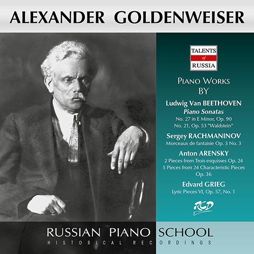 Imagen de apoyo de  Piano Recital: Goldenweiser, Alexander - BEETHOVEN, L. van / RACHMANINOV, S. / ARENSKY, A.S. / GRIEG, E. (Russian Piano School) (1948-1951)