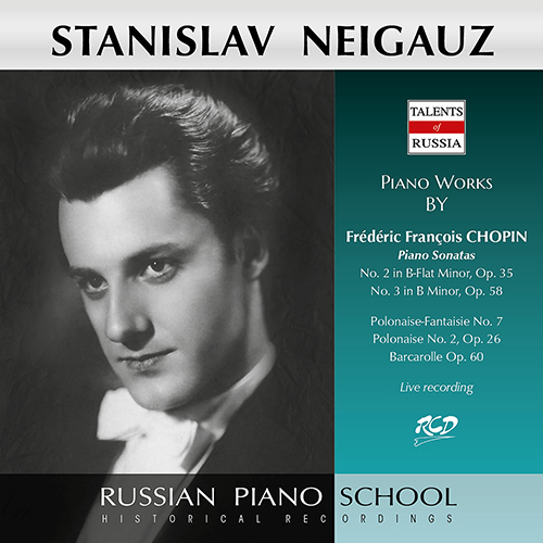 Imagen de apoyo de  CHOPIN, F.: Piano Sonatas Nos. 2 and 3 / Polonaises Nos. 2 and 7 / Barcarolle (Russian Piano School) (Neuhaus) (1952-1971)