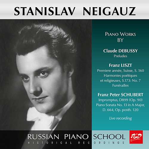 Imagen de apoyo de  DEBUSSY, C.: Préludes / LISZT, F.: Funérailles / Sonetto 123 del Petrarca / SCHUBERT, F.: Piano Sonata No. 13 (Neuhaus) (1960-1971)
