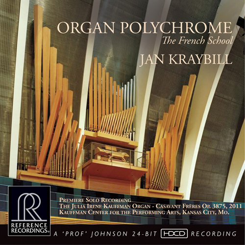 Imagen de apoyo de  Organ Recital: Kraybill, Jan - WIDOR, C.-M. / SCHMITT, F. / ALAIN, J. / BONNET, J. / DURUFLÉ, M. (Organ Polychrome)