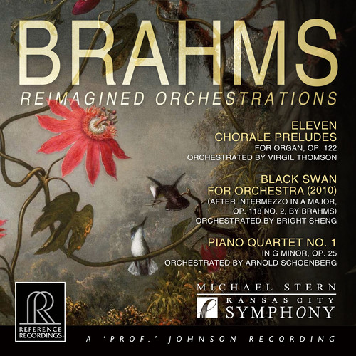 Imagen de apoyo de  BRAHMS, J.: Reimagined Orchestrations - 11 Chorale Preludes / Black Swan / Piano Quartet No. 1 (Kansas City Symphony, Stern)