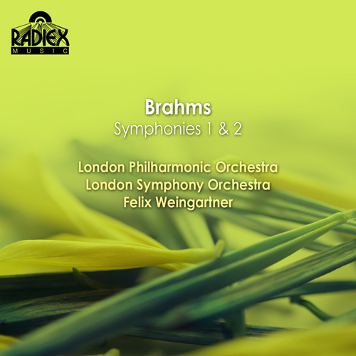 Imagen de apoyo de  BRAHMS, J.: Symphonies Nos. 1 and 2 (London Symphony, Weingartner) (1939, 1940)