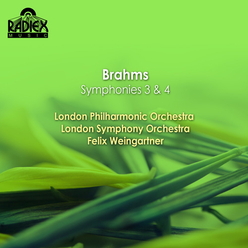 Imagen de apoyo de  BRAHMS, J.: Symphonies Nos. 3 and 4 / Academic Festival Overture (London Symphony, Weingartner) (1938, 1940)