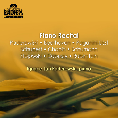 Imagen de apoyo de  Piano Recital: Paderewski, Ignacy Jan - PADEREWSKI, I.J. / BEETHOVEN, L. van / LISZT, F. / SCHUBERT, F. / CHOPIN, F. (1926-1930)