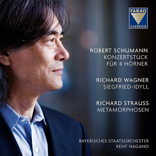 Imagen de apoyo de  SCHUMANN, R.: Concertstück / WAGNER, R.: Siegfried Idyll / STRAUSS, R.: Metamorphosen (Bavarian State Orchestra,  Kent Nagano)