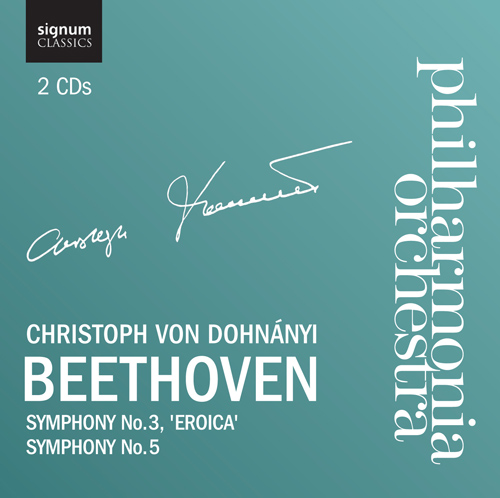 Imagen de apoyo de  BEETHOVEN, L. van: Symphonies Nos. 3, "Eroica" and 5 (Philharmonia Orchestra, C. von Dohnanyi)