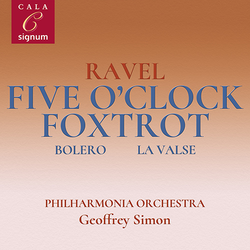 Imagen de apoyo de  RAVEL, M.: Five o'clock Fox-Trot / Boléro / La valse / Pavane pour une infante défunte (H. de Vries, S. Chase, Philharmonia Orchestra, G. Simon)