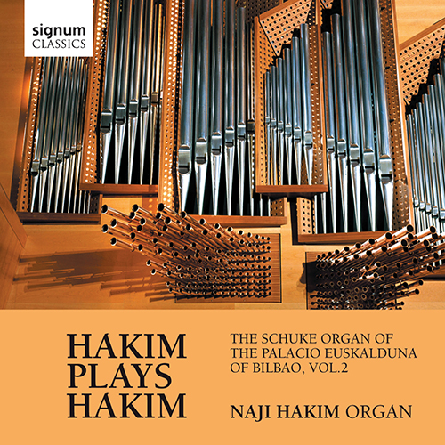 Imagen de apoyo de  HAKIM, N.: Organ Music (Hakim Plays Hakim: The Schuke Organ of The Palacio Euskalduna of Bilbao, Vol. 2)