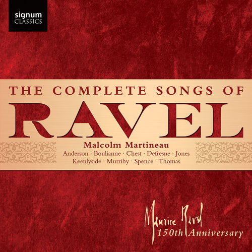 Imagen de apoyo de  RAVEL, M.: Songs (Complete) (L. Anderson, Dufresne, Murrihy, Boulianne, D. Jones, N. Spence, J. Chest, Keenlyside, W. Thomas, Martineau)