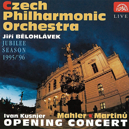 Imagen de apoyo de  MAHLER, G.: Songs of a Wayfarer / MARTINŮ, B.: Symphony No. 6, "Fantaisies symphoniques" (Kusnjer, Czech Philharmonic, Bělohlávek)