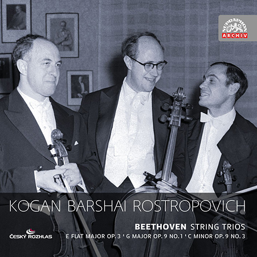 Imagen de apoyo de  BEETHOVEN, L. van: String Trios, Op. 3 and Op. 9, Nos. 1 and 3 (Kogan, Barshai, Rostropovich)