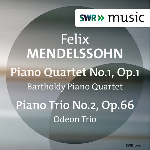 Imagen de apoyo de  MENDELSSOHN, Felix: Piano Quartet No. 1 / Piano Trio No. 2 (Bartholdy Piano Quartet, Odeon Trio)