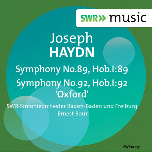 Imagen de apoyo de  HAYDN, J.: Symphonies Nos. 89, 92 (SWR Symphony, Baden-Baden, Bour)