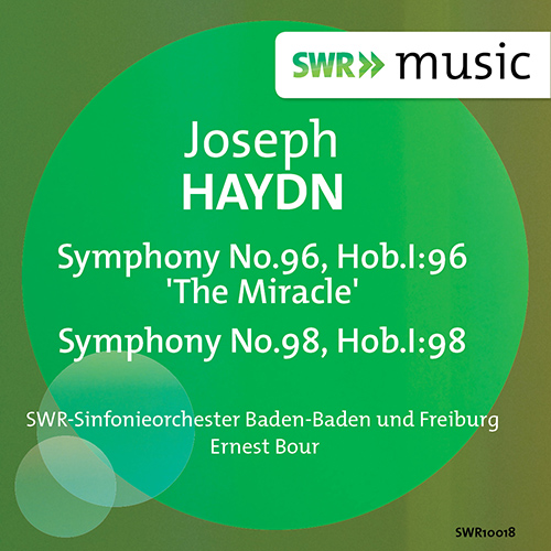Imagen de apoyo de  HAYDN, J.: Symphonies Nos. 96, 98  (SWR Symphony, Baden-Baden, Bour)