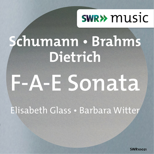 Imagen de apoyo de  SCHUMANN, R. / DIETRICH, A. / BRAHMS, J.: Violin Sonata, "F-A-E" (E. Glass, Witter)
