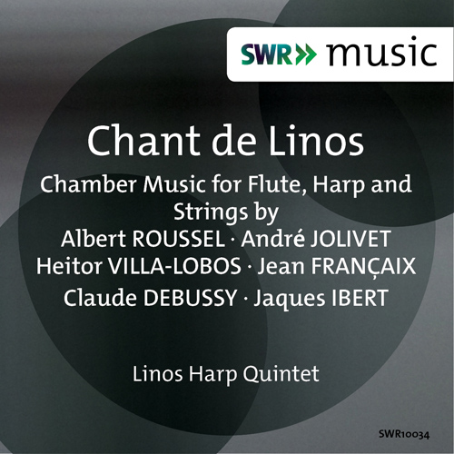 Imagen de apoyo de  Chamber Music - ROUSSEL, A. / JOLIVET, A. / VILLA-LOBOS, H. / FRANCAIX, J. / DEBUSSY, C. / IBERT, J. (Chant de Linos) (Linos Harp Quintet)