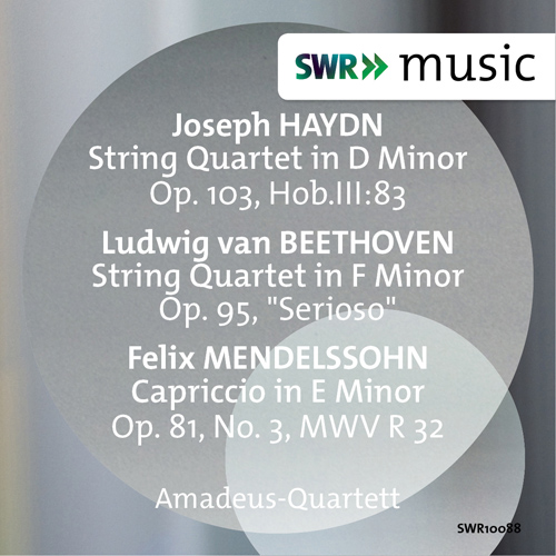 Imagen de apoyo de  BEETHOVEN, L. van: String Quartet No. 11 / HAYDN, J.: String Quartet No. 68 / MENDELSSOHN, Felix: Capriccio (Amadeus Quartet)