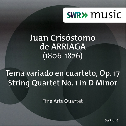Imagen de apoyo de  ARRIAGA, J.C. de: Tema variado en cuarteto / String Quartet No. 1 (Fine Arts Quartet)