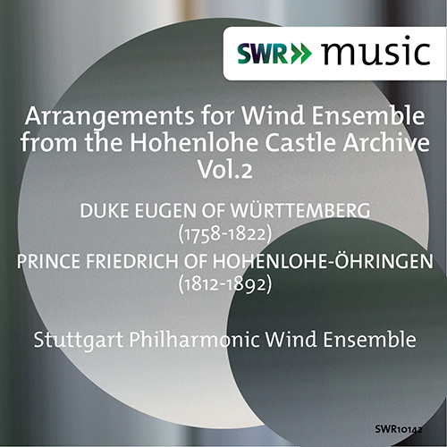 Imagen de apoyo de  ARRANGEMENTS FOR WIND ENSEMBLE FROM THE HOHENLOHE CASTLE ARCHIVE, Vol. 2 (Stuttgart Philharmonic Wind Ensemble)
