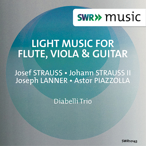 Imagen de apoyo de  Chamber Music - STRAUSS, Josef / STRAUSS II, J. / LANNER, J. / PIAZZOLLA, A. (Light Music for Flute, Viola and Guitar) (Diabelli Trio)