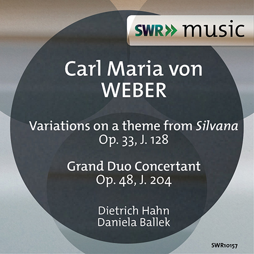 Imagen de apoyo de  WEBER, C.M. von: Variations on a theme from Silvana / Grand Duo Concertant (D. Hahn, Ballek)