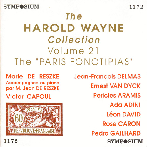 Imagen de apoyo de  Vocal Music - SCHUMANN, R. / MEYERBEER, G. / PALADILHE, E. / YRADIER, S. (The Harold Wayne Collection, Vol. 21) (1903-1904)