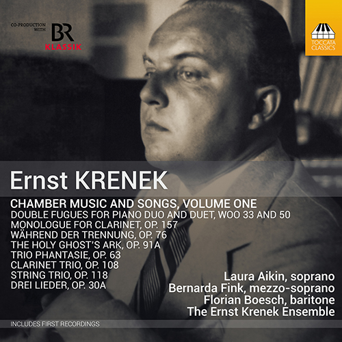 Imagen de apoyo de  KRENEK, E.: Chamber Music and Songs, Vol. 1 - Double Fugues / Monologue / Während der Trennung (Aikin, B. Fink, F. Boesch, Schorn, Spiri, Tichman)