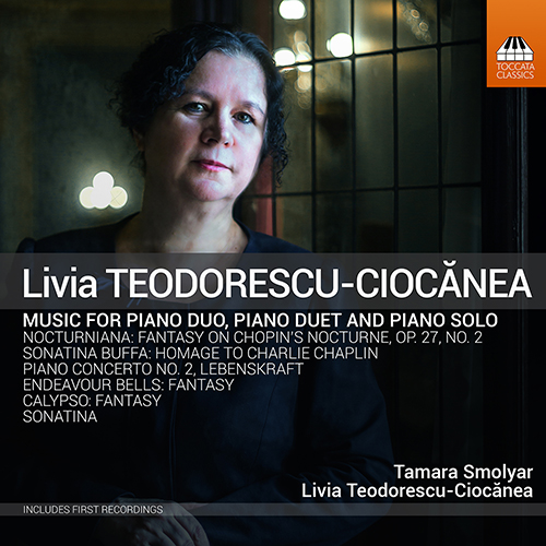 Imagen de apoyo de  TEODORESCU-CIOCĂNEA, L.: Piano Music - Endeavour Bells / Nocturniana / Piano Sonatina / Sonatina buffa / Calypso (Smolyar, Teodorescu-Ciocănea)