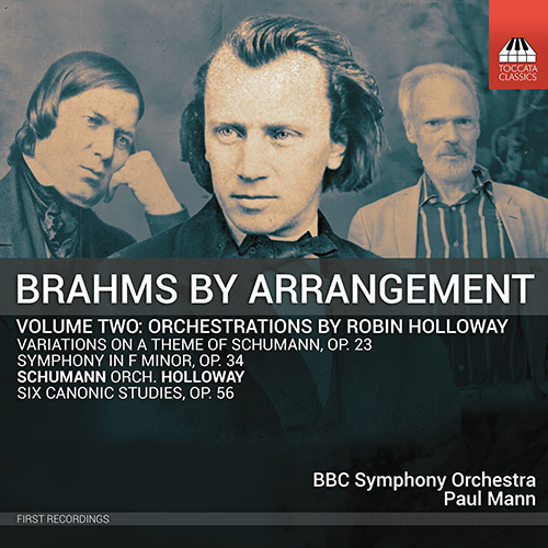 Imagen de apoyo de  BRAHMS BY ARRANGEMENT, Vol. 2 - BRAHMS, J. / SCHUMANN, R. (BBC Symphony, Mann)