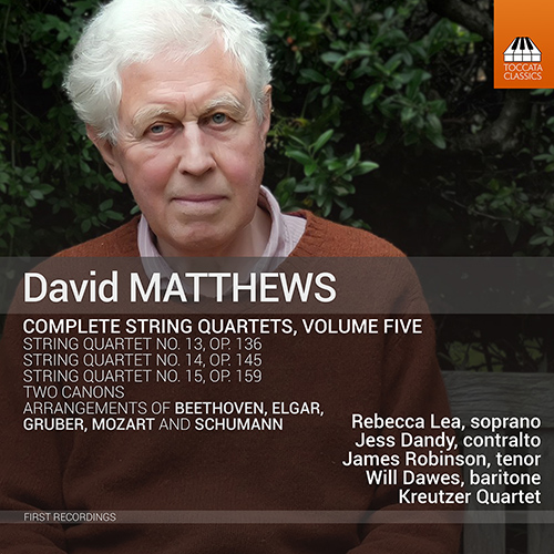 Imagen de apoyo de  MATTHEWS, D.: String Quartets (Complete), Vol. 5 (Kreutzer Quartet)