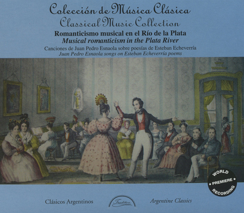 Imagen de apoyo de  ESNAOLA, J.P.: Vocal Music (Musical Romanticism in the Plata River) (Jaurequi)