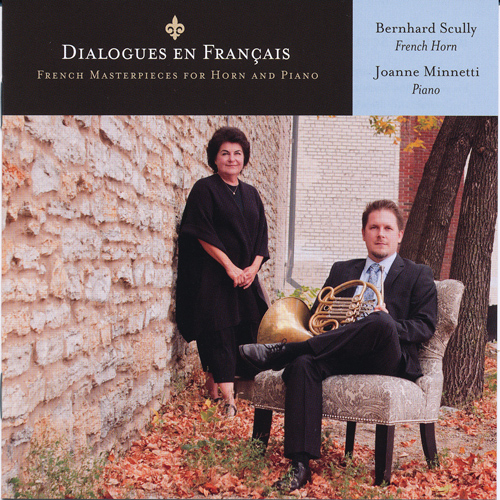 Imagen de apoyo de  Horn and Piano Recital: Scully, Bernhard / Minnetti, Joanne - BOZZA, E. / GOUNOD, C.-F. / FRANCAIX, J. / DUKAS, P. (Dialogues en Francais)