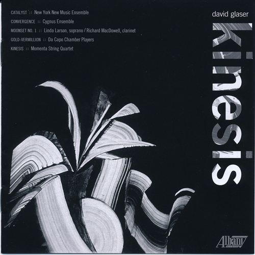 Imagen de apoyo de  GLASER, D.: Kinesis / Catalyst / Convergence / Moonset No. 1 / Gold-vermillion (Larson, MacDowell, Momenta Quartet)