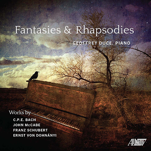 Imagen de apoyo de  Fantasies and Rhapsodies - BACH, C.P.E. / MCCABE, J. / SCHUBERT, F. / DOHNÁNYI, E. (Duce)