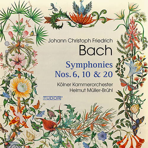 Imagen de apoyo de  BACH, J.C.F.: Symphonies, W. I/6, 10, 20 (Cologne Chamber Orchestra, Müller-Brühl)