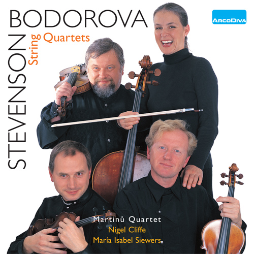 Imagen de apoyo de  BODOROVÁ, S.: Terezín Ghetto Requiem / Concierto de Estío / STEVENSON, R.: Voces vagabundae (Cliffe, Siewers, Martinu Quartet)