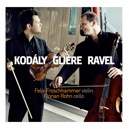 Imagen de apoyo de  Violin and Cello Recital: Froschhammer, Felix / Rohn, Florian - KODÁLY, Z. / GLIÈRE, R. / RAVEL, M.