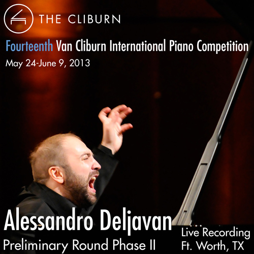 Imagen de apoyo de  Van Cliburn International Piano Competition 2013 - Preliminary Phase 2: Deljavan, Alessandro