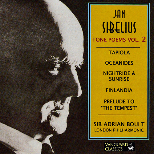 Imagen de apoyo de  SIBELIUS, J.: Tapiola / The Oceanides / Night Ride and Sunrise / Finlandia (Tone Poems, Vol. 2) (London Philharmonic, Boult) (1956)