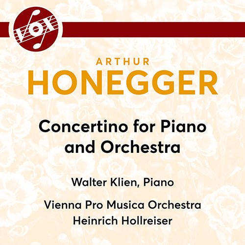 Imagen de apoyo de  HONEGGER, A.: Piano Concertino (W. Klien, Vienna Pro Musica Orchestra, Hollreiser) (1959)
