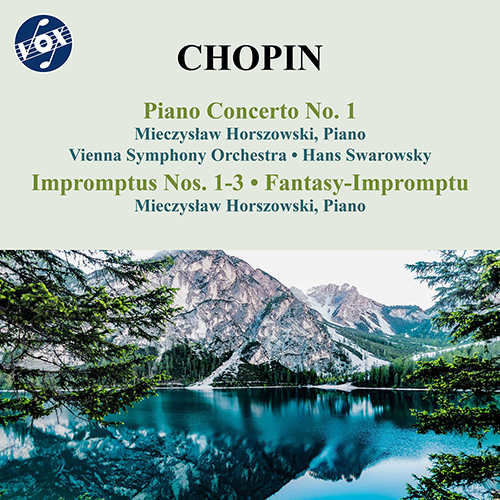 Imagen de apoyo de  CHOPIN, F.: Piano Concerto No. 1 / Impromptus Nos. 1-3 / Fantasy-Impromptu (Horszowski, Vienna Symphony, Swarowsky)