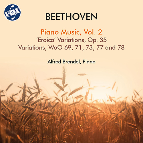 Imagen de apoyo de  BEETHOVEN, L. van: Piano Music, Vol. 2 - Eroica Variations / Variations, WoO 69, 71, 73, 77, 78 (Brendel)
