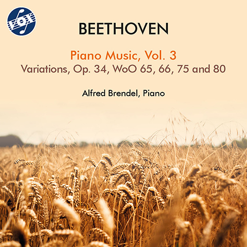 Imagen de apoyo de  BEETHOVEN, L. van: Piano Music, Vol. 3 - Variations, Op. 34, WoO 65, 66, 75, 80 (Brendel)
