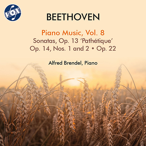 Imagen de apoyo de  BEETHOVEN, L. van: Piano Music, Vol. 8 - Piano Sonatas Nos. 8-11 (Brendel)