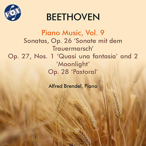 Imagen de apoyo de  BEETHOVEN, L. van: Piano Music, Vol. 9 - Piano Sonatas Nos. 12-15 (Brendel)