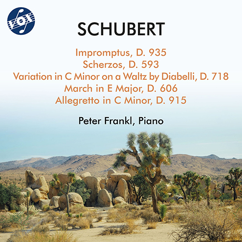 Imagen de apoyo de  SCHUBERT, F.: 4 Impromptus, D. 935 / 2 Scherzos, D. 593 / March, D. 606 (Frankl)