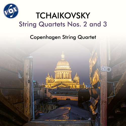 Imagen de apoyo de  TCHAIKOVSKY, P.I.: String Quartets Nos. 2 and 3 (Copenhagen String Quartet)
