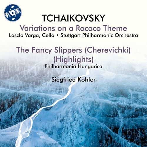 Imagen de apoyo de  TCHAIKOVSKY, P.I.: Rococo Variations / The Fancy Slippers: Intermezzo and Dances (L. Varga, Philharmonia Hungarica, Stuttgart Philharmonic, Köhler)