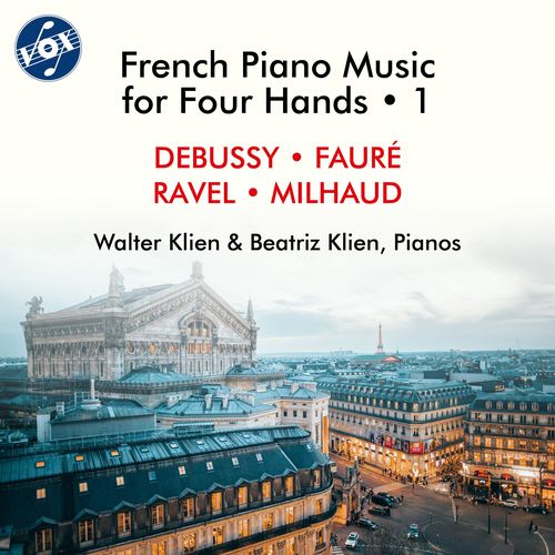Imagen de apoyo de  Piano Duo Music - DEBUSSY, C. /   FAURÉ, G. / RAVEL, M. / MILHAUD, D. (French Piano Music for 4 Hands, Vol. 1) (B. and W. Klien)